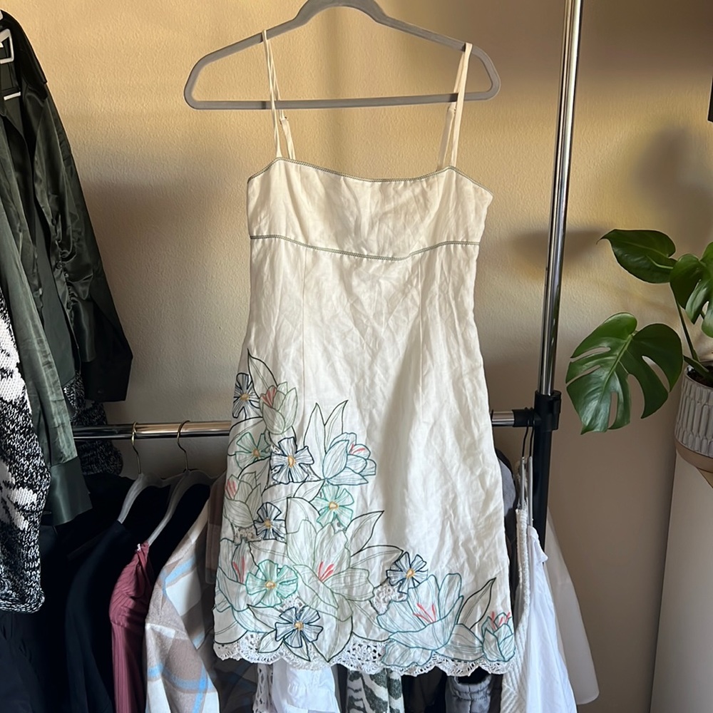Dress with flowers